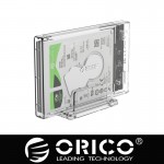 ORICO 2159U3-CR 2.5 inch Transparent USB3.0 Hard Drive Enclosure with Stand